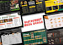 design restaurant menu, TV screen, print menu design